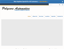 Tablet Screenshot of polycareauto.com
